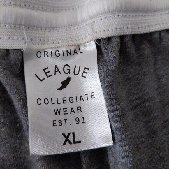 Collegiate Wear Women Gray Casual League Shorts XL Extra Large Drawstring Waist - Picture 7 of 9